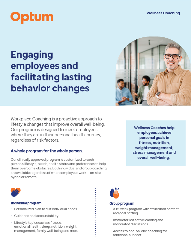 Engaging employees and facilitating lasting behavior changes